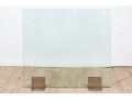Contemporary Glass And Steel Firescreen 