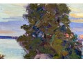 William A. Drake (Canadian-American, 1891-1979) Oil On Board, Landscape, 1969
