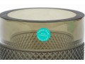 Tiffany & Co. Candle Holder In Smoky Crystal, Boxed