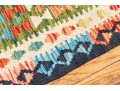Hand Woven Wool Pakistan Kazak Carpet, 4' X 6'-4