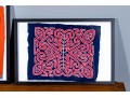 Three Embroidered Panels, Framed