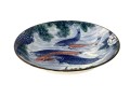 Large Japanese Sun Ceramics Toyo Koi Fish Ceramic Bowl