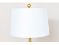 Chic Pair Of Safavieh Gilt Finished Table Lamps