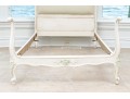 Pair Of Chic French Style Carved And Painted Twin Bed Frames, Ca. 1920