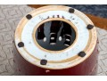 Ceramic Garden Stool In Oxblood Red Glaze