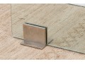 Contemporary Glass And Steel Firescreen 
