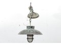 Pair Of Heavy Brass Urban Archaeology NY Nautical Pendant Lights