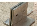 Contemporary Glass And Steel Firescreen 