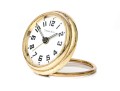 Tiffany & Co. Round Gold Tone Travel Alarm Clock