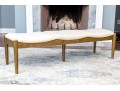 Stylish Mid-Century Modern Upholstered Bench