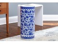 Chinese Blue And White Umbrella Stand, 20th C. 