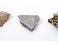 Amethyst With Chalcopyrite And Calcite Samples, 0.25 Lbs.