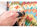 Hand Woven Wool Pakistan Kazak Carpet, 4' X 6'-4