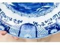 Chinese Export Blue Willow Porcelain Charger, 20th C.