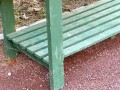 Green Finished Wooden Work Table