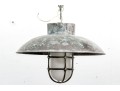 Pair Of Heavy Brass Urban Archaeology NY Nautical Pendant Lights