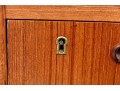 Mid Century Vintage Danish Teak Desk, Attributed To Arne Vodder