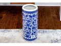 Chinese Blue And White Umbrella Stand, 20th C. 
