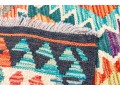 Hand Woven Wool Pakistan Kazak Carpet, 4' X 6'-4