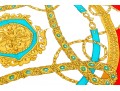 Collection Of Assorted Costume Jewelry Pieces And Scarves