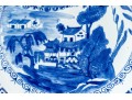 Chinese Export Blue Willow Porcelain Charger, 20th C.