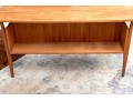 Mid Century Vintage Danish Teak Desk, Attributed To Arne Vodder