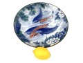 Large Japanese Sun Ceramics Toyo Koi Fish Ceramic Bowl