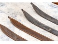 Two Pairs Of Vintage Wooden Downhill Skis
