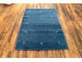 Soft Hand Woven Wool Indian Gabbeh Lori Accent Carpet, - 4' X 6' - NEW