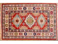 Hand-Knotted Pakistan Kazak Wool Scatter Rug, 2' X 3', New