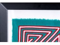 Three Embroidered Panels, Framed
