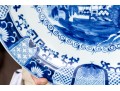 Chinese Export Blue Willow Porcelain Charger, 20th C.