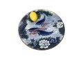 Large Japanese Sun Ceramics Toyo Koi Fish Ceramic Charger, 14 1/4