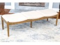 Stylish Mid-Century Modern Upholstered Bench