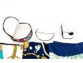 Collection Of Assorted Costume Jewelry Pieces And Scarves