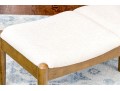 Stylish Mid-Century Modern Upholstered Bench