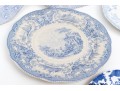 Variety Of Blue And White Transferware China Incl. Johnson Bros, Wedgwood, Formosa