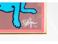 George Rodrigue (American [LA], 1944-2013) Ltd. Ed. Silkscreen On Paper, Blue Dogs And Cow Skull
