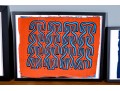 Three Embroidered Panels, Framed
