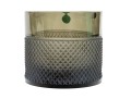 Tiffany & Co. Candle Holder In Smoky Crystal, Boxed