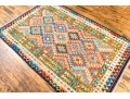 Hand Woven Wool Pakistan Kazak Carpet, 4' X 6'-4