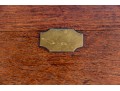 Antique Campaign Style Brass Mounted Footed Chest