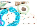 Collection Of Assorted Costume Jewelry Pieces And Scarves