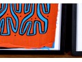 Three Embroidered Panels, Framed