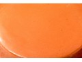 Vibrant Orange Pair Of Chinese Ceramic Garden Stools
