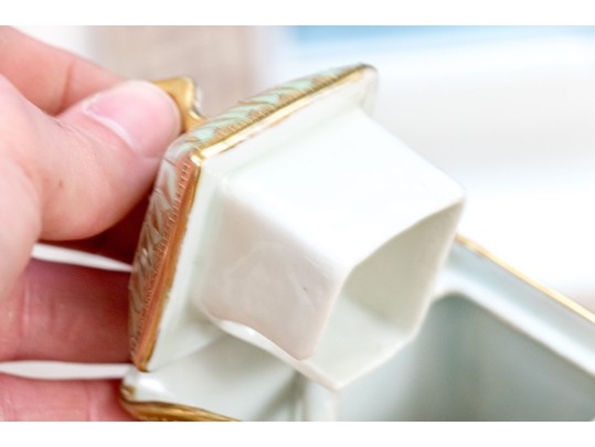 Japanese Nippon Hand-painted Porcelain Coffee Service For Six