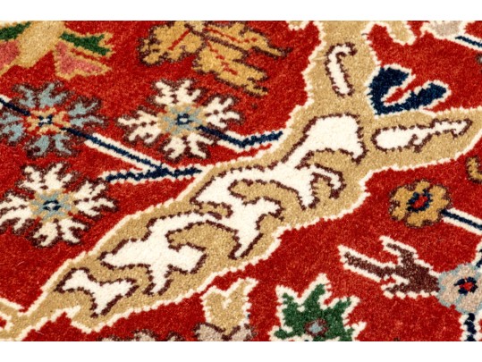 INDIAN PLUSH HAND KNOTTED WOOL 8' X 10'