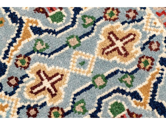 A Beautiful Indo-heriz Pattern Hand Knotted Wool Accent Carpet, 3' X 5', New