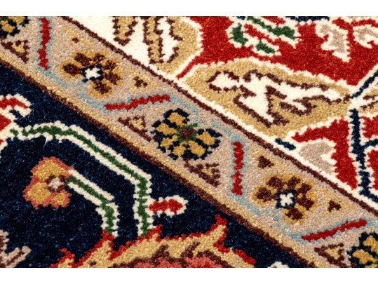 INDIAN PLUSH HAND KNOTTED WOOL 8' X 10'