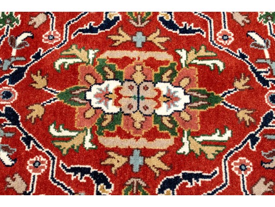 INDIAN PLUSH HAND KNOTTED WOOL 8' X 10'